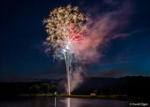 colorful fireworks
