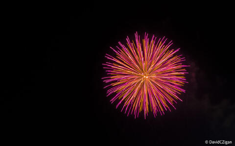 Fireworks - close crop