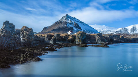 scenic fishing village bay